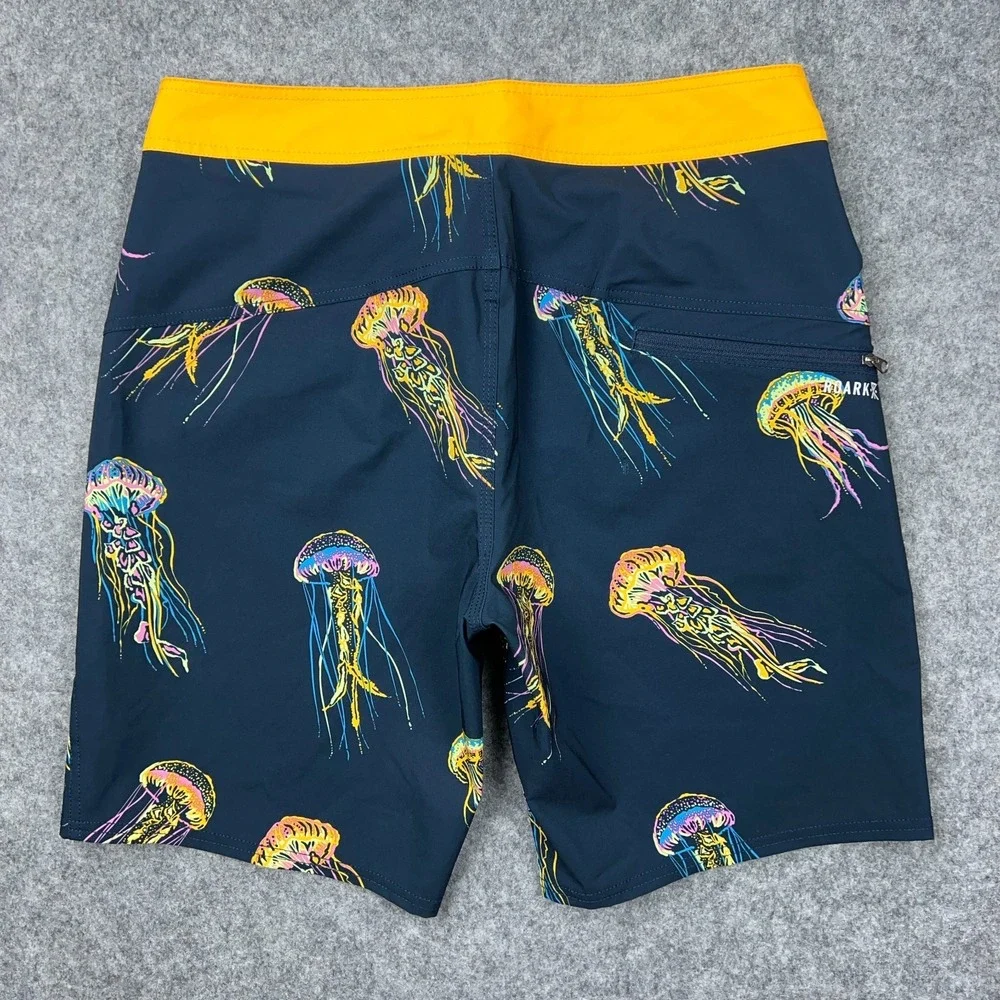 Roark Board Shorts‎ Mens 30 Black Yellow Pelagia The Passage Series Surf Beach